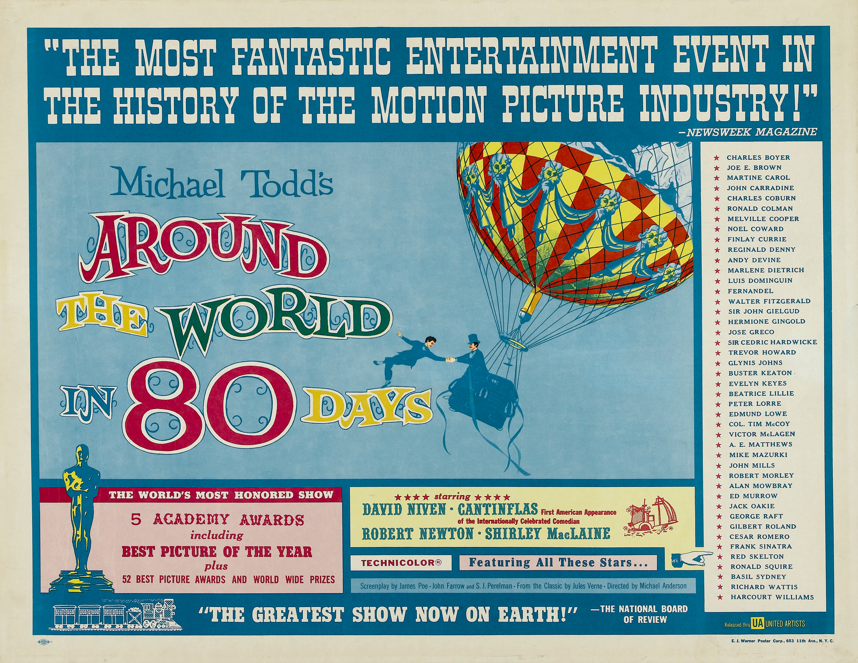 Poster - Around the World in 80 Days_03 oscar poster