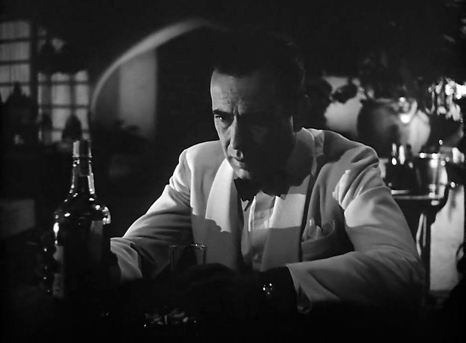 Casablanca - Bogart drunk